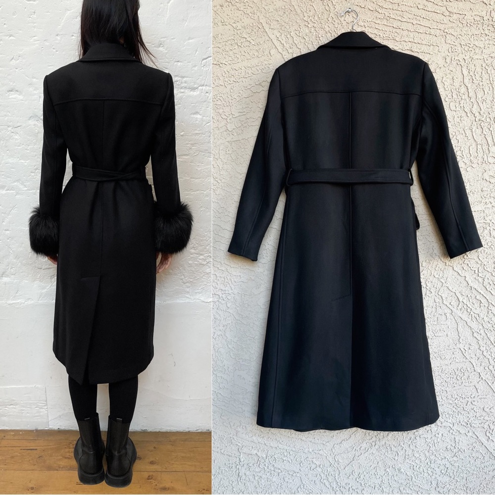 Zara Black Trench Coat - Picture 5 of 11